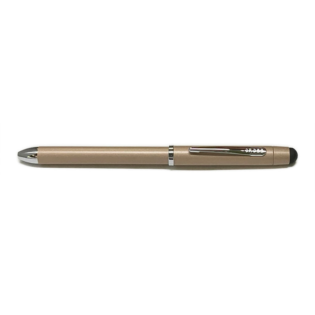 Cross Tech3+ Golden Lacquer Beige Multifunction Pen  2 Color Pen, Pencil and Stylus