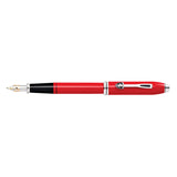 Cross Townsend Scuderia Ferrari Rosso Corsa Red Lacquer 18KT Gold Nib Fountain Pen Medium  Cross Fountain Pens