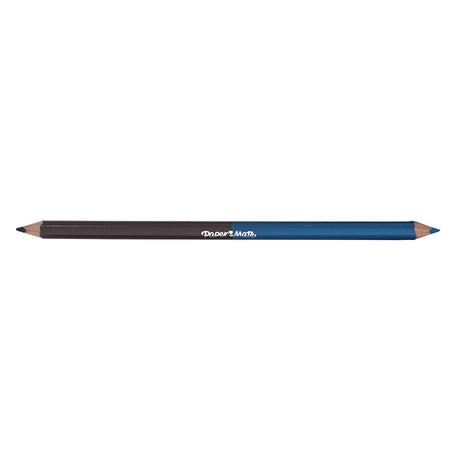 Paper Mate Chrome Dark Chocolate and Kingfisher Blue Colored Pencil Dual Ended  Paper Mate Pencils