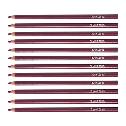 Paper Mate Colored Pencils Magenta Pack of 12 (Writes Magenta)  Paper Mate Pencils
