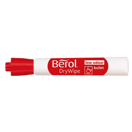 Berol Dry Erase Markers Red Bullet Tip  Berol Dry Erase Markers