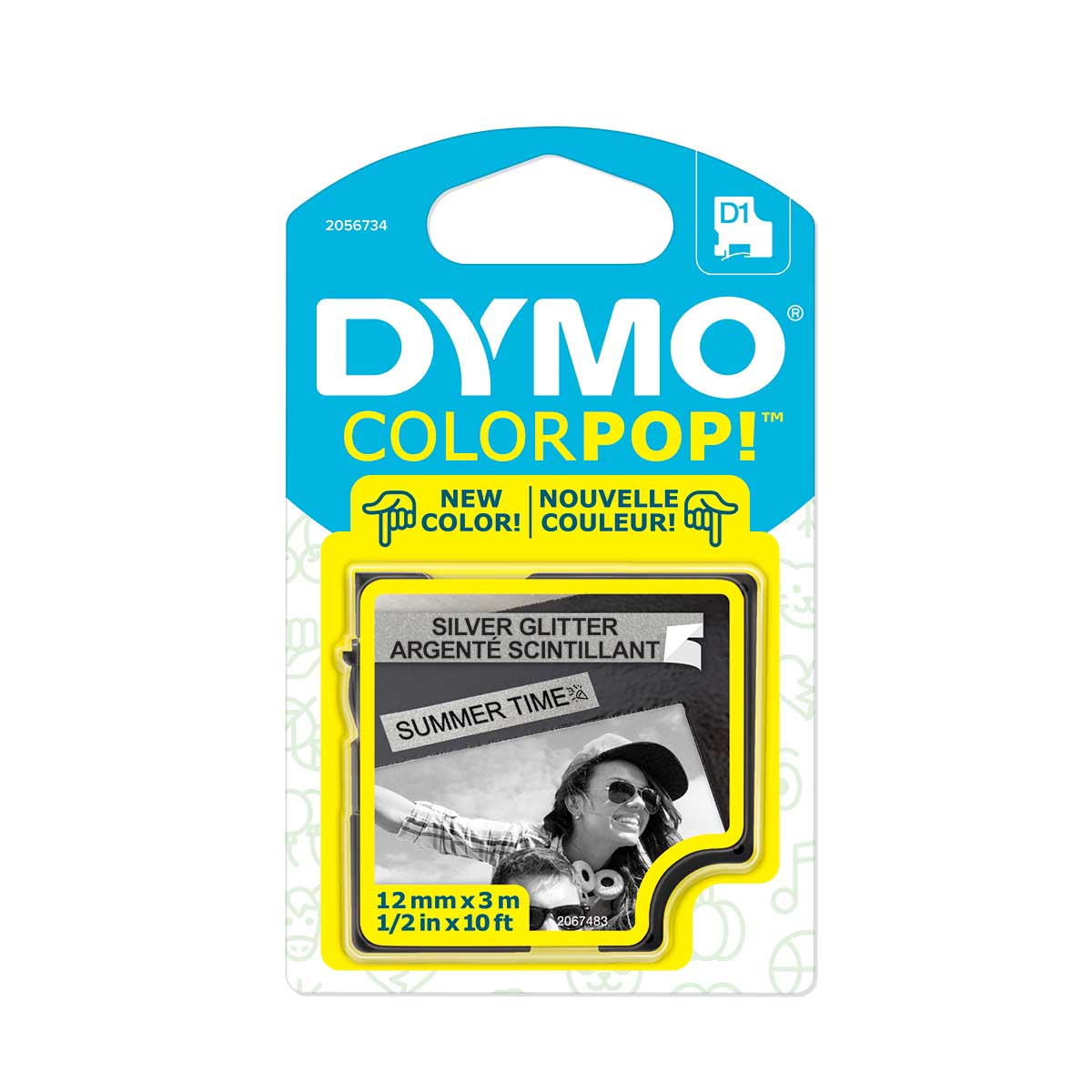 Dymo Colorpop Label Tape, 2 Pack, Silver and Gold  Dymo Dymo Labels