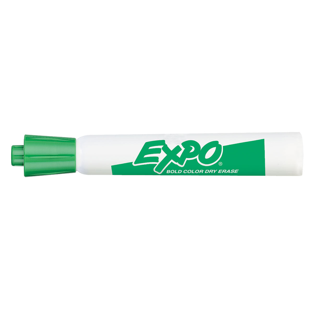 Expo 80004 Green Low-Odor Chisel Tip Dry Erase Marker - 12/Pack