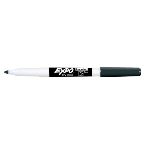 Expo Black Fine Tip Dry Erase Markers