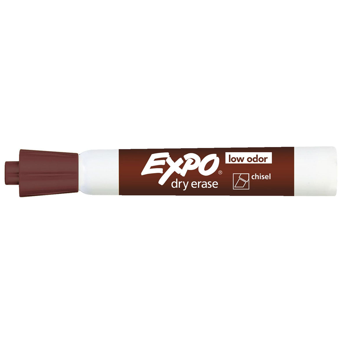 Expo Brown Dry Erase Low Odor Marker Chisel Tip  Expo Dry Erase Markers