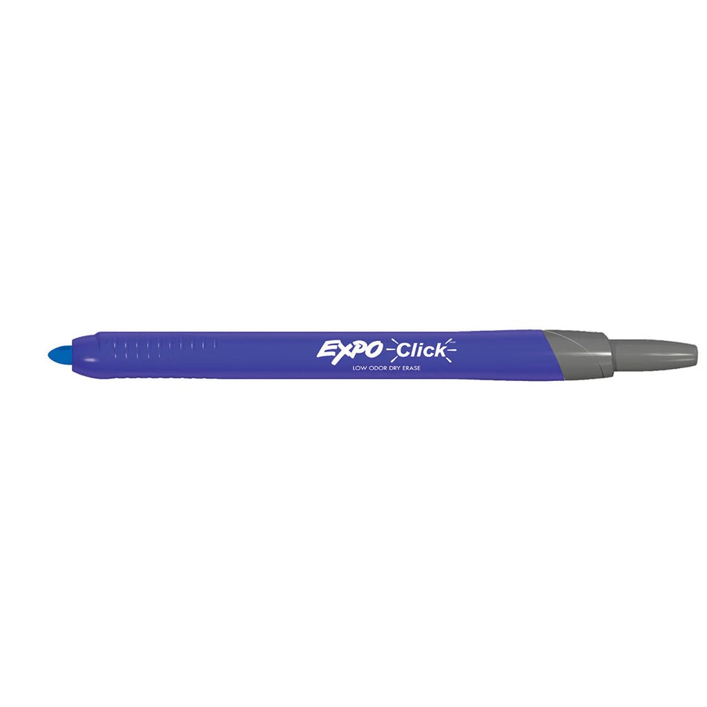Expo Click Retractable Dry Erase Marker Blue Fine  Expo Dry Erase Markers