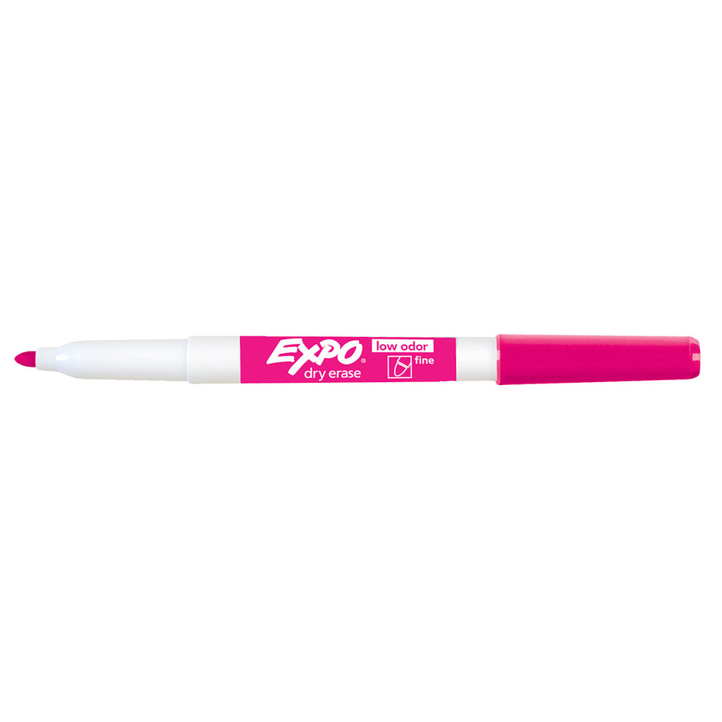 Expo Pink Fine Tip Dry Erase Markers