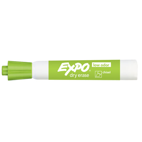 Expo Dry Erase Lime Low Odor Chisel Tip Marker  Expo Dry Erase Markers