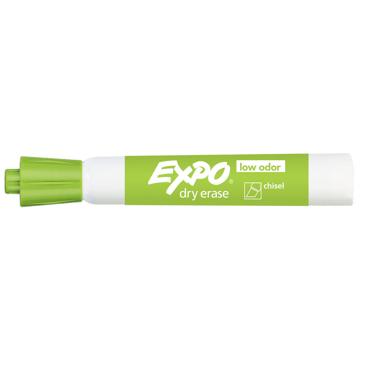 Expo Dry Erase Lime Low Odor Chisel Tip Marker  Expo Dry Erase Markers