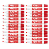 Expo Red Markers Dry Erase Low Odor Chisel Tip Bulk Pack of 24  Expo Dry Erase Markers