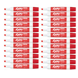 Expo Red Markers Dry Erase Low Odor Chisel Tip Bulk Pack of 24  Expo Dry Erase Markers