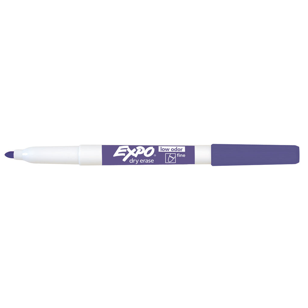 Expo Purple Fine Tip Dry Erase Markers