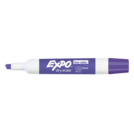 Expo Purple Dry Erase Markers Chisel Tip Pack of 6  Expo Dry Erase Markers