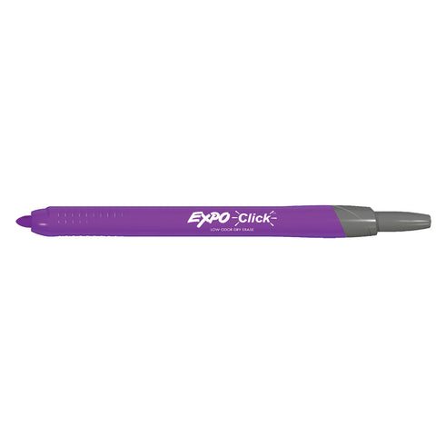 Expo Click Retractable Dry Erase Marker Purple Fine  Expo Dry Erase Markers