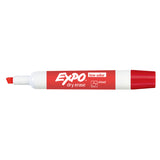 Expo Red Markers Dry Erase Low Odor Chisel Tip Bulk Pack of 24