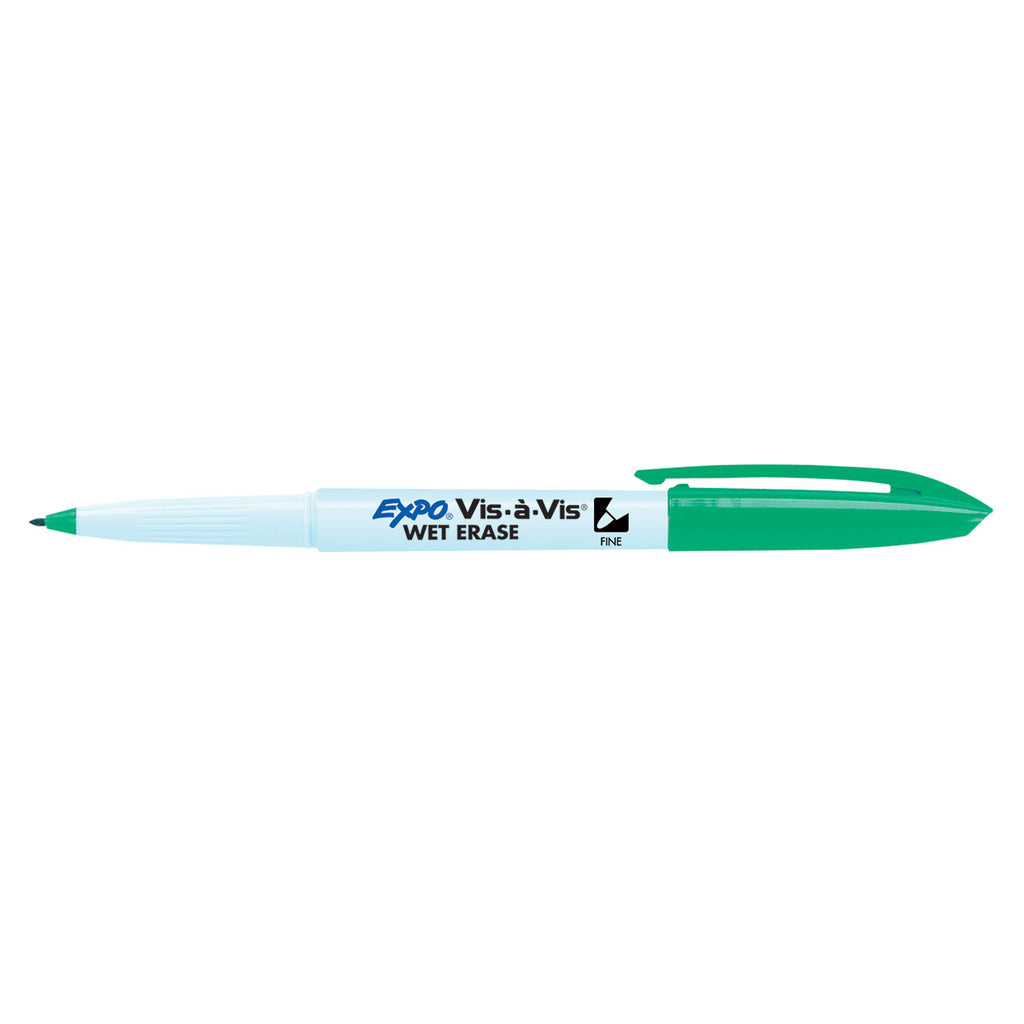 Expo Vis A Vis Green Wet Erase Marker Fine Point  Expo Dry Erase Markers
