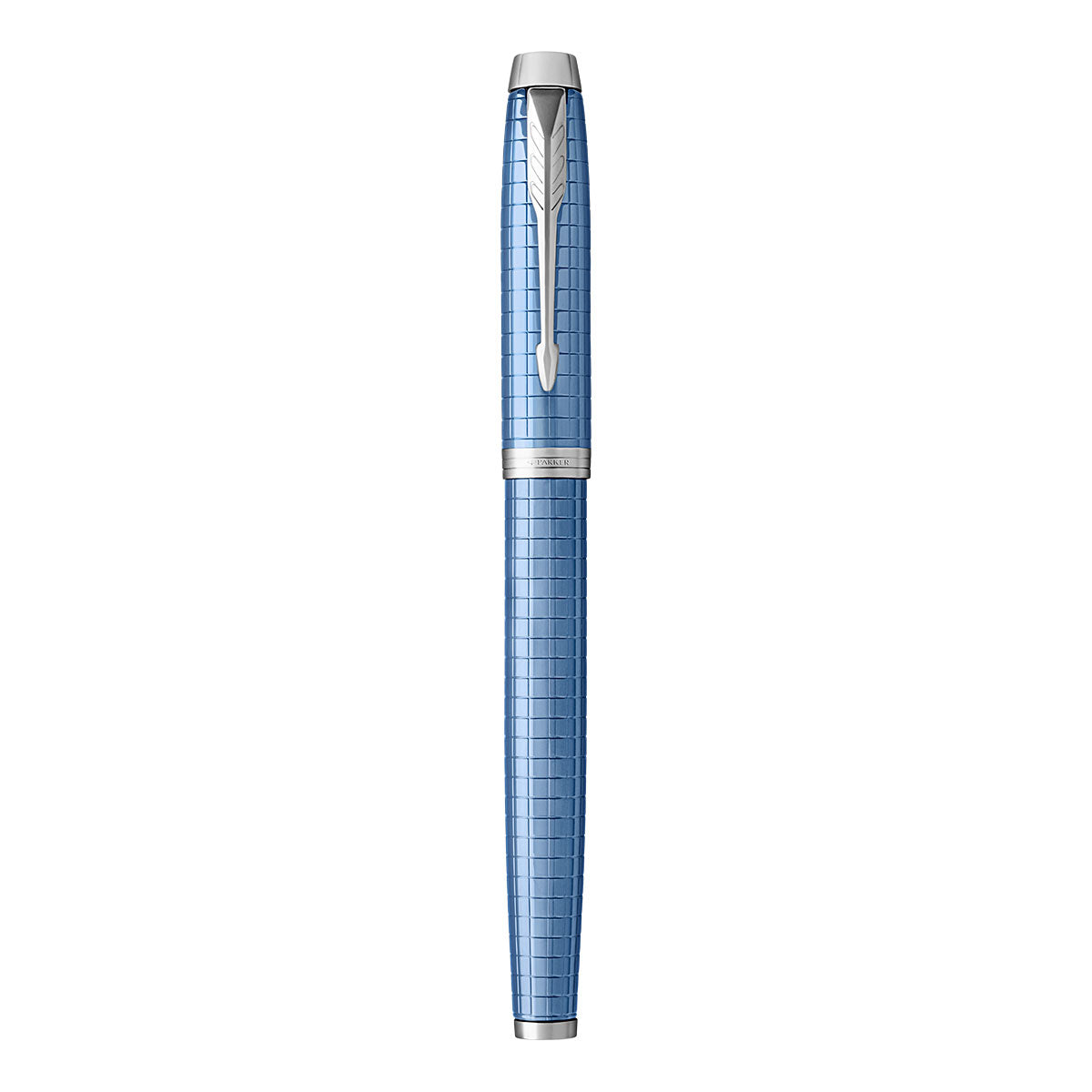 Parker IM Premium Blue Chrome Trim Rollerball Pen , Black Ink  Parker Rollerball Pens