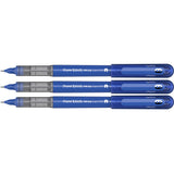 Paper Mate Inkjoy Liquid Needle Point Pen Blue 0.5 Pack of 3