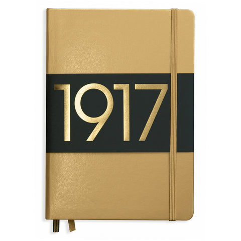 Leuchtturm 1917 Dotted Notebook A5 Medium Gold 100 Year Anniversary Edition Free Shipping  Leuchtturm1917 Notebook
