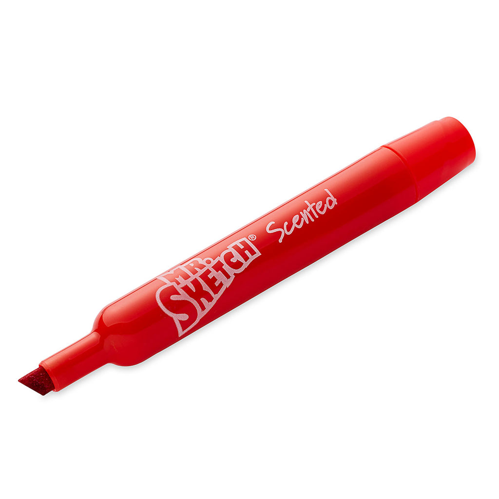 Mr. Sketch Cherry Scented Marker Chisel Tip Red Color 1919006