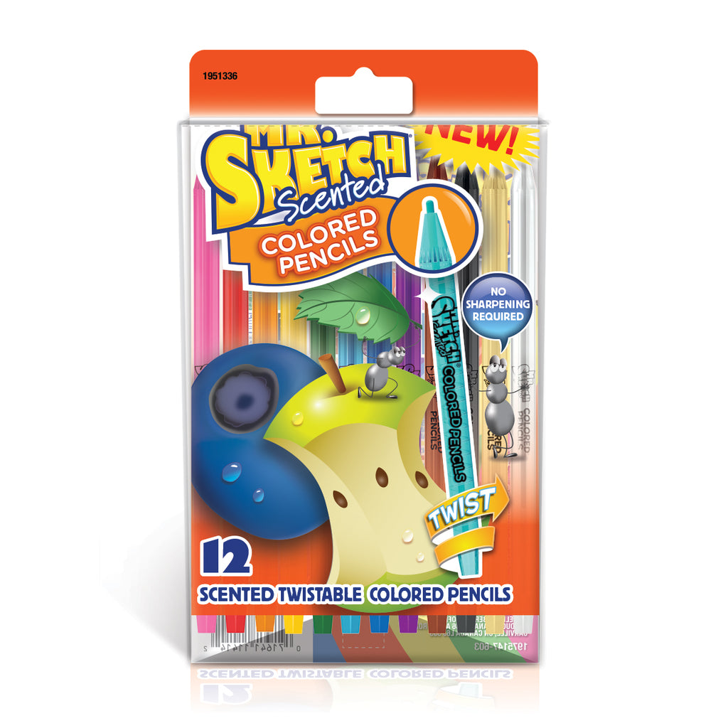 Mr. Sketch Scented Twist Color Pencils 8 PK