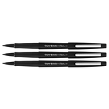 Paper Mate Flair Black Felt Tip Pens Medium Point Guard Pack of 3  Paper Mate Felt Tip Pen