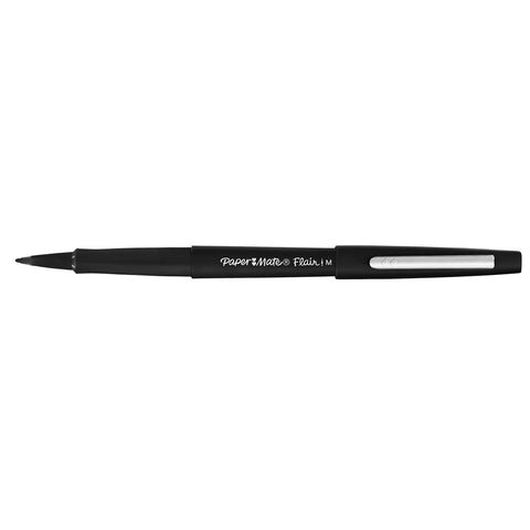 Paper Mate Flair Felt Tip Pens, Black, 16/Pkg. 