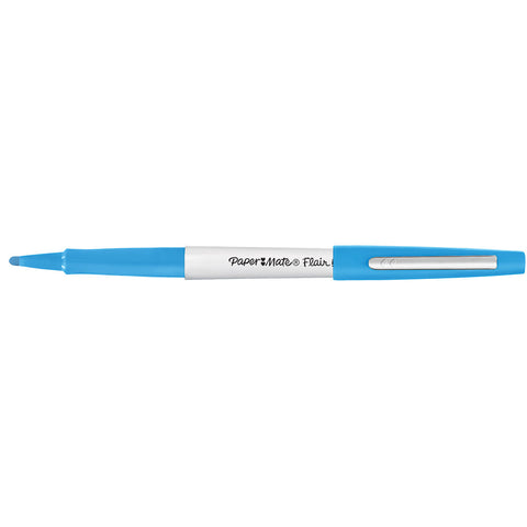Paper Mate Flair Sky Blue Bold 1.2mm Tip Felt Tip Pen  Paper Mate Felt Tip Pen