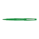 Paper Mate Flair Green Felt Tip Pens Point Guard, Bulk Pack of 24  Paper Mate Felt Tip Pen