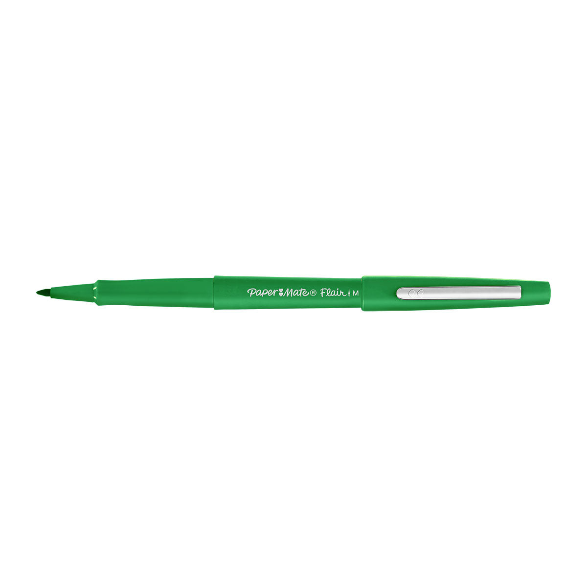 Paper Mate Flair Green Felt Tip Pens Point Guard, Bulk Pack of 24  Paper Mate Felt Tip Pen