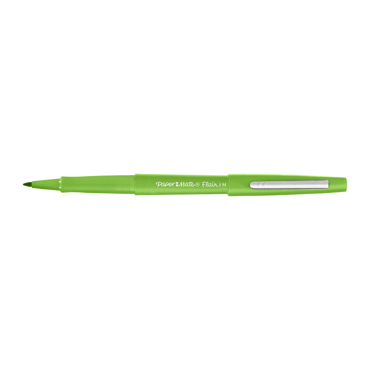 Paper Mate Flair Olive Green Felt Tip Pen Medium, Point Guard