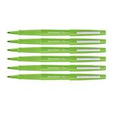 Paper Mate Flair Lime Felt Tip Pen Medium Point Guard Pack of 6  Paper Mate Felt Tip Pen