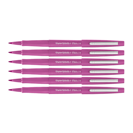 Paper Mate Flair Orchid Lei Medium Felt Tip Pens Point Guard, Pack of 6  Paper Mate Felt Tip Pen
