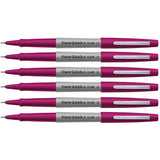 Paper Mate Flair Magenta Ultra Fine Felt Tip Pens Pack of 6  Paper Mate Felt Tip Pen