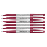 Paper Mate Flair Ultra Fine Cranberry Felt Tip Pens Pack of 6  Paper Mate Felt Tip Pen