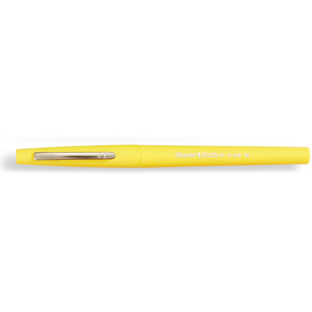 Paper Mate Flair Original Felt Tip Pen Yellow Medium Sold Individually