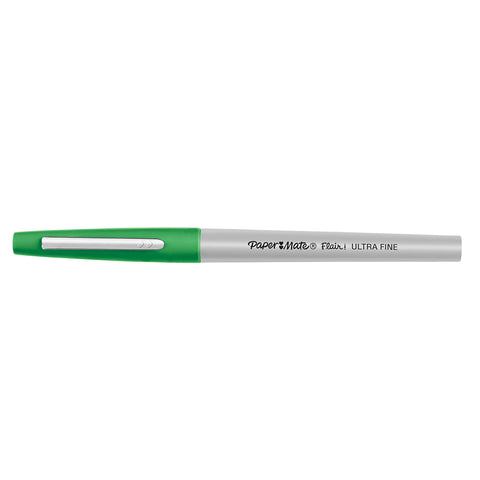 Paper Mate Flair Green Felt Tip Pen, Ultra FinePens and Pencils