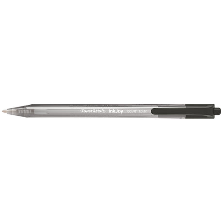 Paper Mate Inkjoy 100RT Retractable Black Ballpoint Pen, Medium 1.0mm  Paper Mate Ballpoint Pen