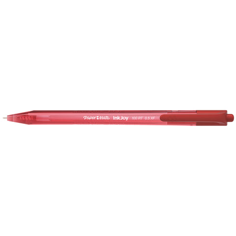 Paper Mate Inkjoy 100RT Retractable Red Ballpoint Pen, Medium 1.0mm  Paper Mate Ballpoint Pen