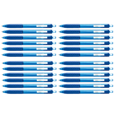 Paper Mate Inkjoy 300RT Medium Blue Retraceable Ballpoint Pens Bulk Pack Of 24