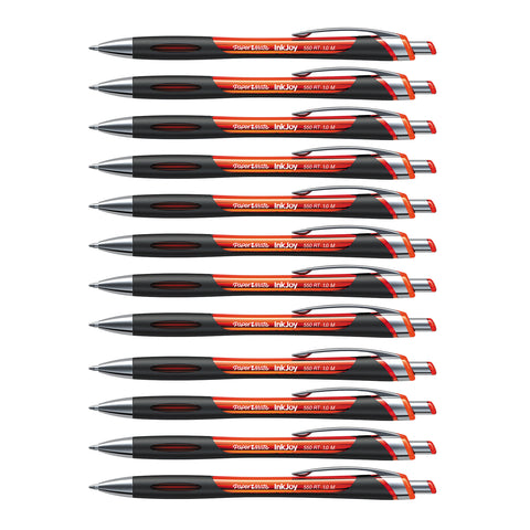 Paper Mate InkJoy Orange 550RT Retractable Ballpoint Pens Medium - Dozen
