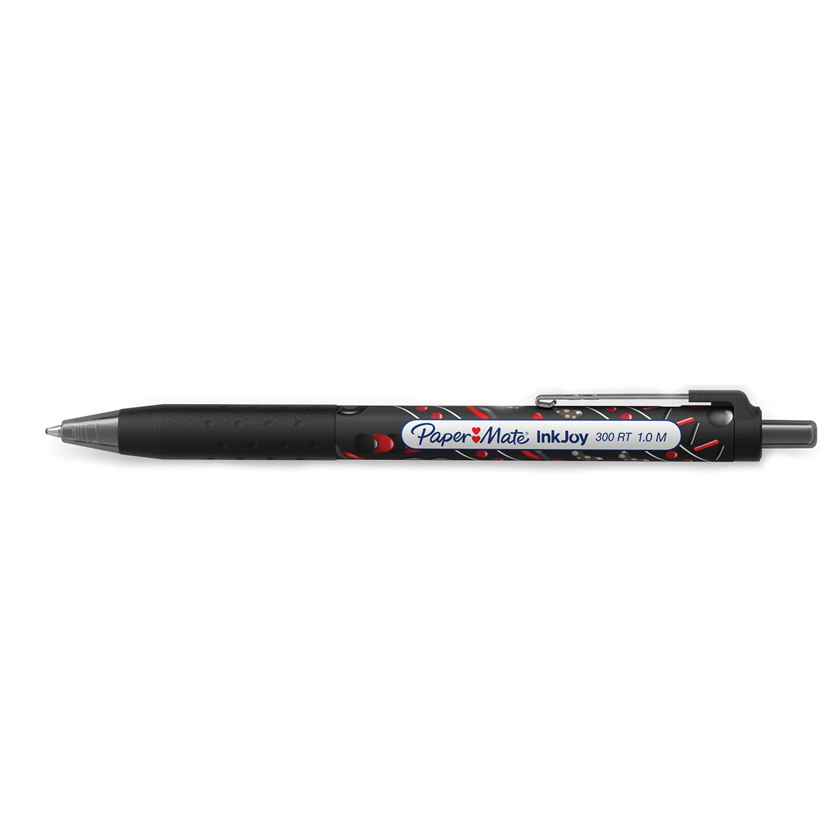 Paper Mate Inkjoy Candy Pop Black 300 RT Retractable Ballpoint Pen Medium 1.0 MM ( Black Ink)  Paper Mate Ballpoint Pen