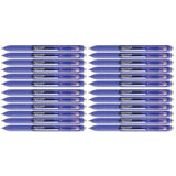Paper Mate Inkjoy Gel Purple Pens Medium Bulk Pack Of 24
