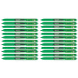 Paper Mate Inkjoy Green Gel Pen Medium 0.7mm Retractable Bulk Pack Of 24  Paper Mate Gel Ink Pens