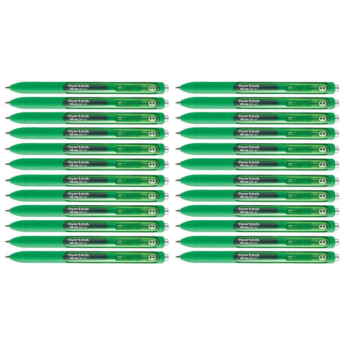 Paper Mate Inkjoy Gel Pen Lime, Medium, Bulk Pack Of 24