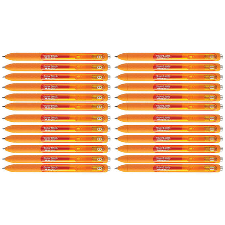 Paper Mate Inkjoy Gel Orange Medium Point 0.7 mm Bulk Pack of 24  Paper Mate Gel Ink Pens