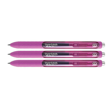 Paper Mate Inkjoy Gel Berry, Retractable Medium Gel Pen - Pack of 3  Paper Mate Gel Ink Pens