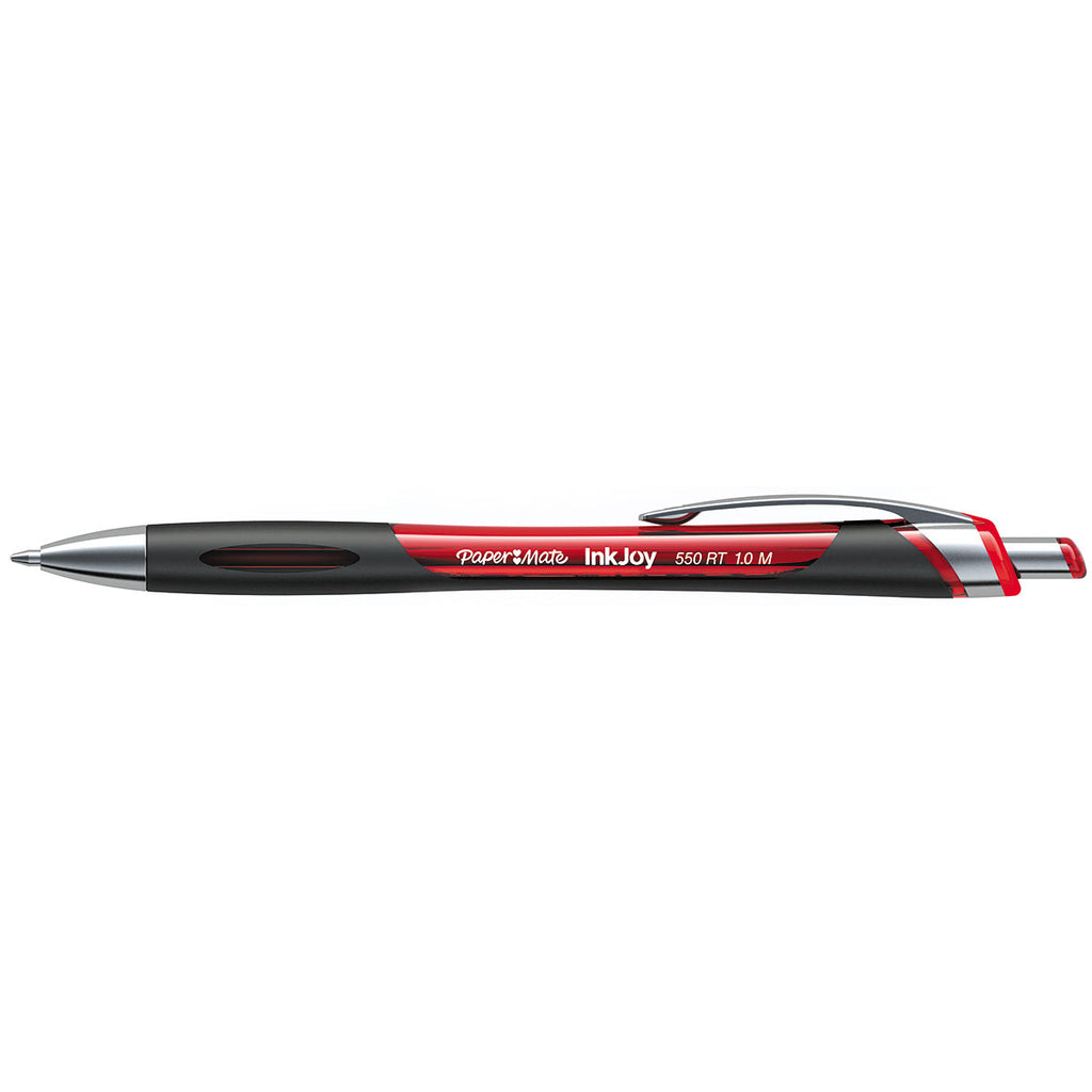 Paper Mate InkJoy 550 RT Red Retractable Ballpoint Pen Medium  Paper Mate Ballpoint Pen