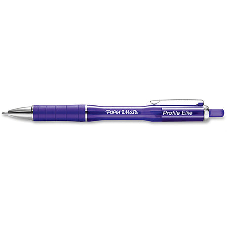 Paper Mate Profile Elite Purple Bold Point Retractable Ballpoint Pen  Paper Mate Ballpoint Pen