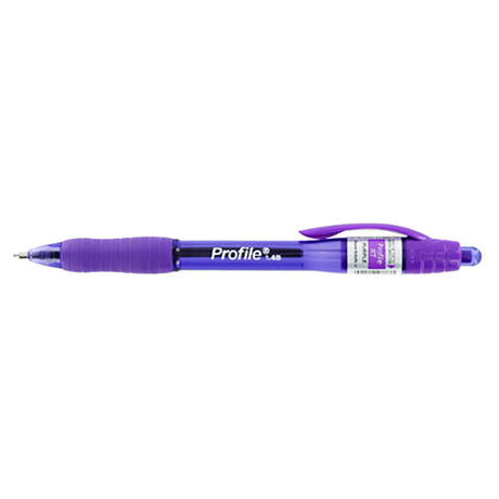 Paper Mate Profile RT Retractable 1.4B Bold Ballpoint Pen Purple  Paper Mate Ballpoint Pen